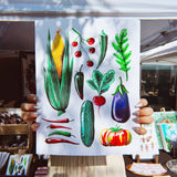 Summer Veg Print
