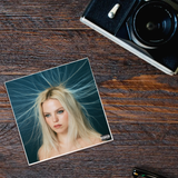 Renee Rap Snow Angel Album Coaster