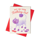 Put on Your Suit Birthday Card