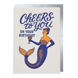 Archivist US Birthday Card - Mermaid