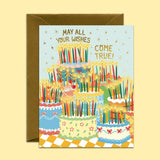 Retro So Many Candles Birthday Card