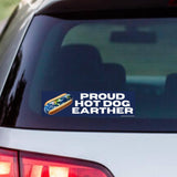 Proud Hot Dog Earther Bumper Magnet