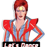 Let's Dance Bowie Sticker