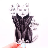 Fortnight Cat - Sticker