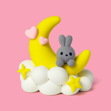 Moon Bunny Clay Crafting Kit