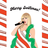 Merry Swiftmas Peppermint Candy Medium Gift Bag