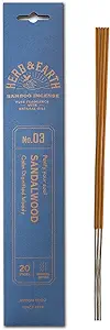 Herb & Earth Bamboo Incense 20pk: No.03 Sandalwood