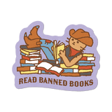 Read Banned Books by Apply - Sticker