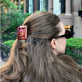 Hand-painted Pride & Prejudice Book Claw Hair Clip