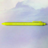 Taylor Swift Lyric Jotter Gel Pen