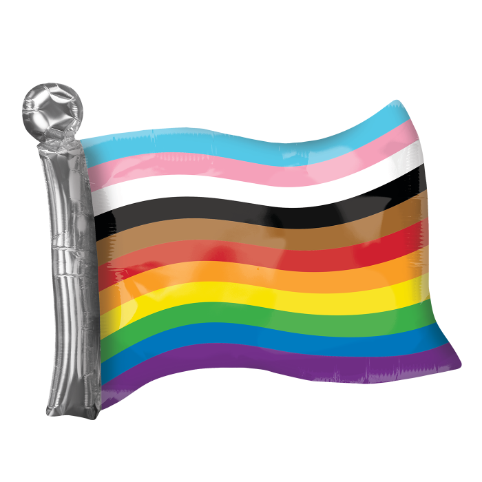 27" Progressive Pride Flag Balloon