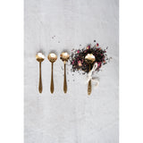 Set of 3 - 5" Stainless Steel Flower Shaped Spoons