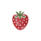 5.25" Cast Iron Strawberry Shaped Soap Dish - Red/Green