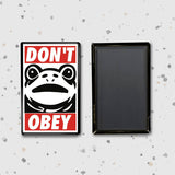 Portland Frog "Don't Obey" Magnet