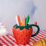 Ceramic Mug, Strawberry