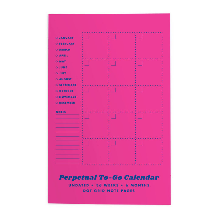 Perpetual To-Go Calendar - Undated