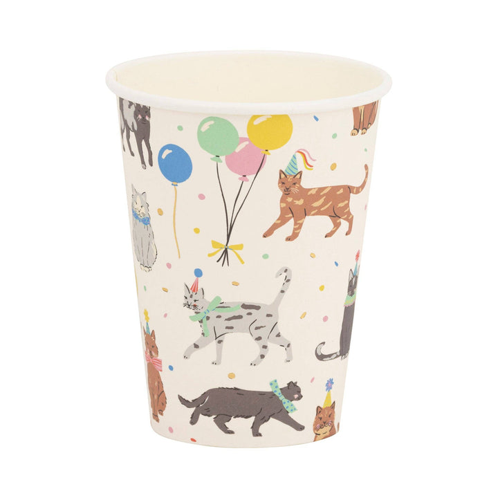 Cat Party Cups - 12 oz