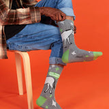 Blue Q Men's Socks 'All Puns Intended'