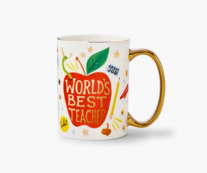 Rifle Porcelain Mug World's Best Teacher