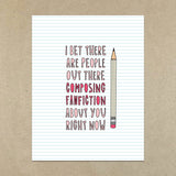 Composing Fanfiction About You Love/Anniversary Card