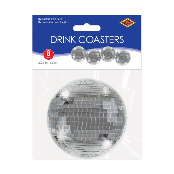 Disco Ball Coasters - 8 Pack