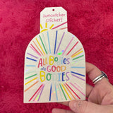 All Bodies are Good Bodies - Sun Catcher Sticker