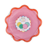 Ric Rac Edge Colorful Dessert Plates