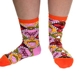 Fuck Off Retro Crew Sock - Small