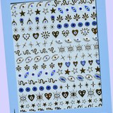 Nail Art Stickers - See No Evil