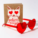 'Only Have Eyes for You' - Risograph Love/Anniversary Card