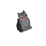 Hand-painted Kawaii Cat Claw Hair Clip - Black