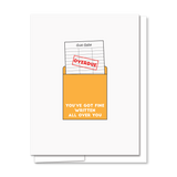 Fine - Illustrated, Funny Love Card