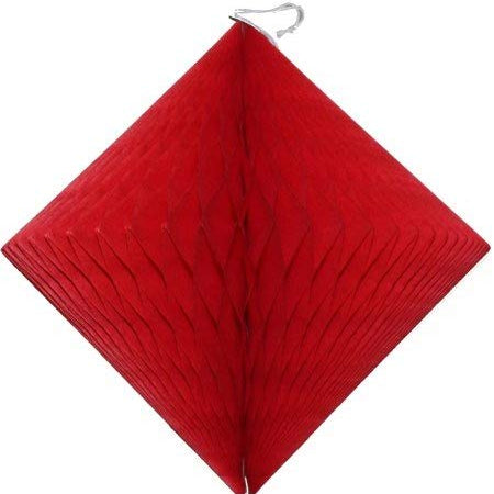 Devra Honeycomb Tissue Paper Decoration Diamond 12" (Multiple Colors Available)