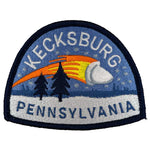 Monsterologist gift  iron on travel patch kecksburg Pennsylvania acorn UFO