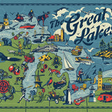 True South 500 Piece Puzzle - The Great Lakes