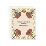 Vintage Engagement Wedding Card
