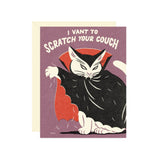 Halloween Card - Dracula Cat