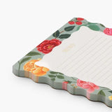 Rifle Paper Large Memo Notepad - Roses