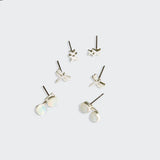 Scout Curated Wears Stud Trio Ear Jacket Set -  Dragonfly / Opalite / Silver