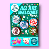 The All Are Welcome Button Pack