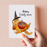 Happy Candy-ween Halloween Card