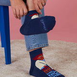 Blue Q Ankle Socks 'No More Mr. Nice Girl'
