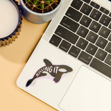 Killing It Orca Holographic Sticker