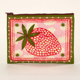 Blue Q Zipper Pouch Strawberry Clouds Pouch
