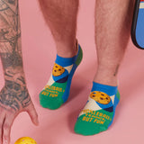 Blue Q Sneaker Socks 'Pickleball + Tennis But Fun'
