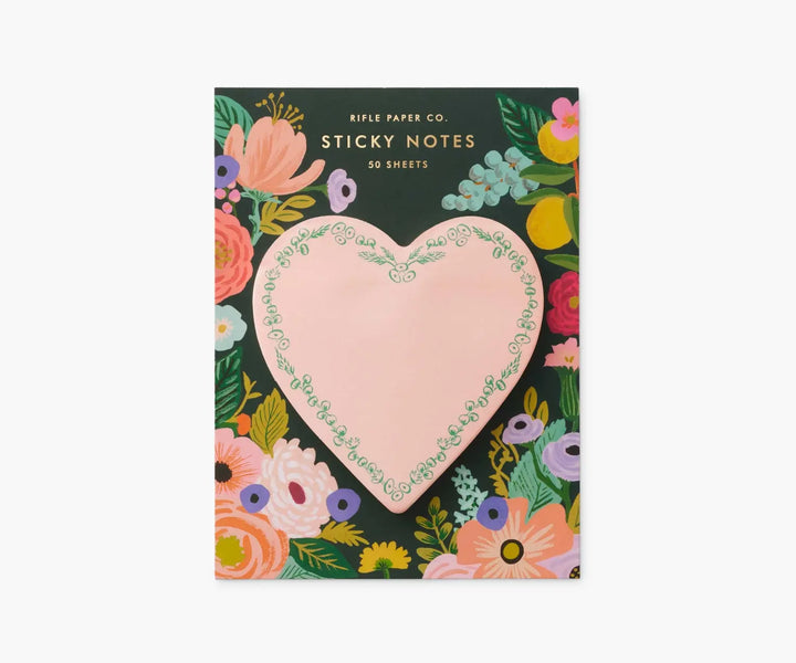 rifle paper sticky notes heart