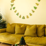 Midcentury Trees Sewn Garland