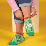 Blue Q Sneaker Socks 'Plant Manager'