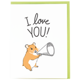 Hamster Love/Anniversary Card