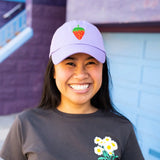 Jenny Lemons Embroidered Hat - Strawberry